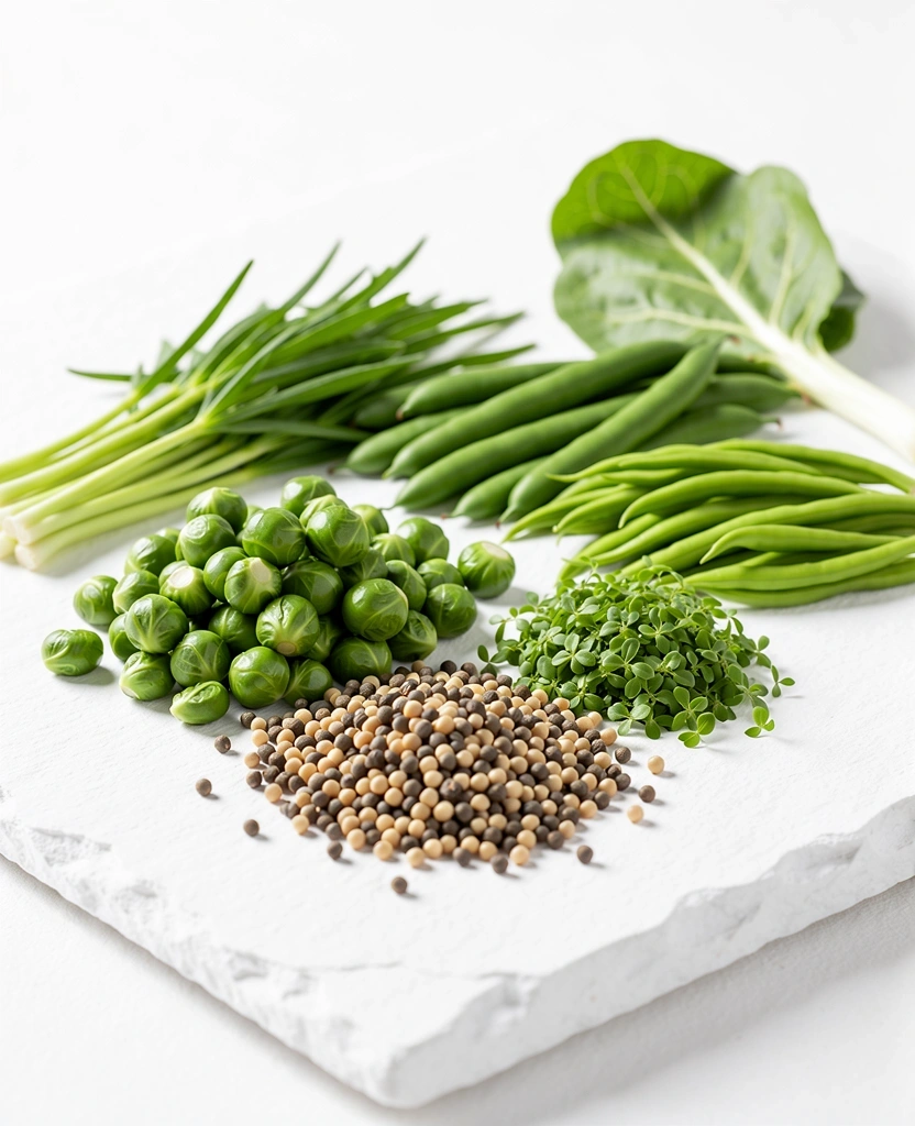 Frische gesunde Zutaten für Ernährungspläne